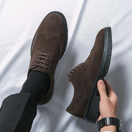 Suede Brogue Shoes